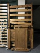 A 3' pine bed frame