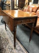 A Victorian mahogany Pembroke table