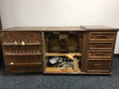 A gramophone cabinet,