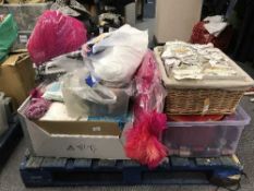 A very large quantity of patterns, fabric, Elvis patterned fabric,