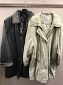 A full rail of jackets, coats,