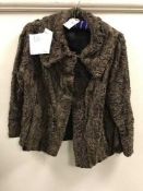 A vintage fur jacket