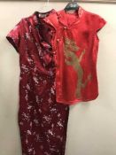 A full rail of dresses, pantomime outfits,