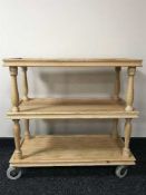 A butler's serving trolley