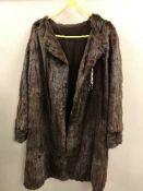 A vintage fur coat - probably mink