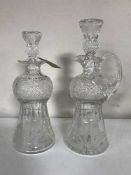 Two Edinburgh Crystal decanters