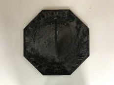 A bronze sundial engraved by Henricus Wynn Londini for Richard Earl of Lauderdale,