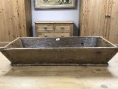 An antique elm trough