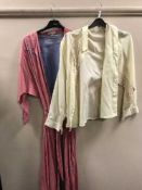 A full rail of lady's dresses