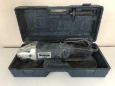 A cased Westfalia angle grinder and a Performance circular saw