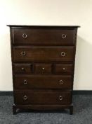 A Stag Minstrel seven drawer chest