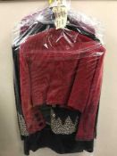 Five vintage designer jackets by Fahri, Yves St Laurent, Moschino,