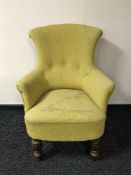 An early 20th century armchair