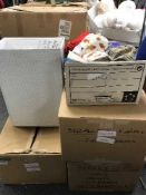 Five boxes of character hats, flat caps,