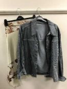 A full rail of work coats, denim & cord jackets, skirts,