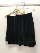 A full double rail of gent's suit trousers,