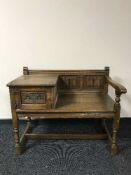 A Priory Oak telephone table