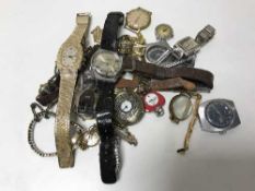 A collection of various wrist watches (Q)
