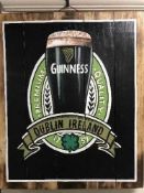 A hand painted panel - Guinness Premium quality,