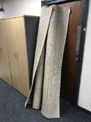 Two contemporary rugs on golden ground