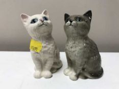 Two Beswick figures - cats