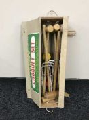 A Jacques Croquet set in original box