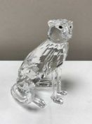 A Swarovski crystal ornament - Cheetah