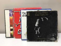 A large quantity of lp boxed sets - Classical, easy listening,
