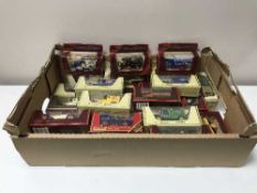 A box of die cast vehicles Models of Yesteryear (boxed)