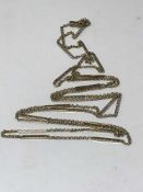 A 9ct gold vintage muff chain, 25.6g.