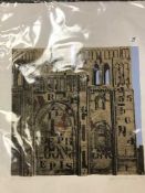 Kenneth Rowntree (1915-1997) : Durham Cathedral, screenprint, signed in pencil and dated '76,
