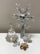 A Swarovski crystal ornament - Tree topper,