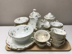 A twenty-nine piece Victorian china tea service