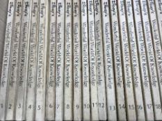 A box of Twenty volumes of Disney's Wonderful World of Knowledge