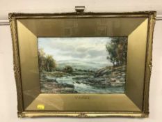 John Hamilton Glass S.S.A. : At Killin, watercolour, signed, framed.
