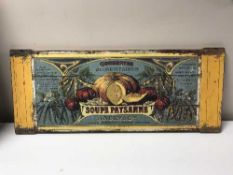 A french soup advertising board