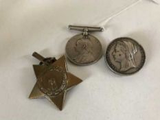 A Egypt Medal 1882, named to G. Mitchell, PTE. R.M, H.M.S.