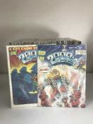 Two boxes of 2000AD comics