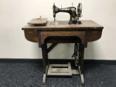A Titan treadle sewing machine