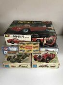 Six plastic modelling kits - Revell 1965 Ferrari 275 GTB, Airfix Norton Commando 750,