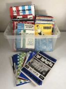 A box of football programmes 1960's onwards - Sunderland,