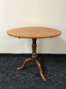 A Victorian mahogany occasional table