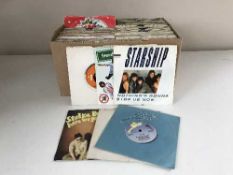 Four boxes of 45's including - Stylsix, Spandau Ballet,