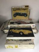 Five boxed plastic modelling kits - Elettronica Giocattoli Ferrari 250 Le Mans,