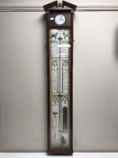 An Admiral Fitzroy's barometer made by Comitti of London
