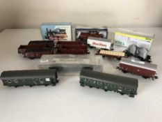 A boxed Marklin 3029 locomotive engine, un-boxed Marklin E6309 engine,