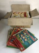 Two boxes of comics - The Beano, Disney Donald & Mickey,