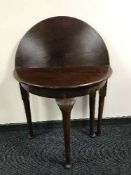 A Georgian mahogany TOT table