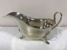 A silver sauceboat, 3.