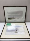 John Lawrence, Sailing boats at sea,